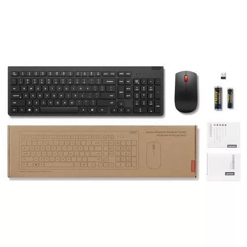 Kit Tastiera e mouse Lenovo Gen2 Wireless Italiana Kit Tastiera e mouse Lenovo Gen2 Wireless Italiana